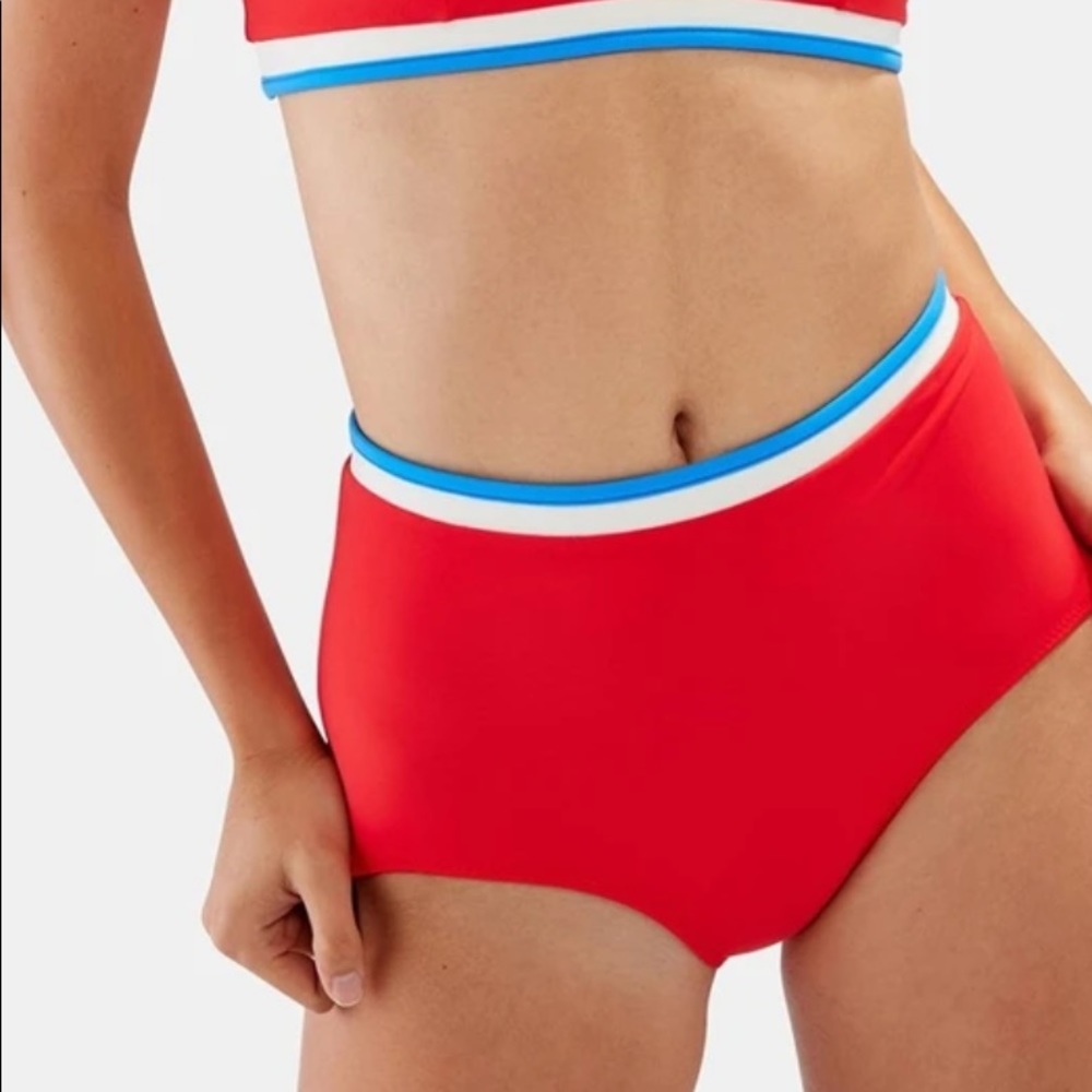 Solid & Striped Bikini Bottom
